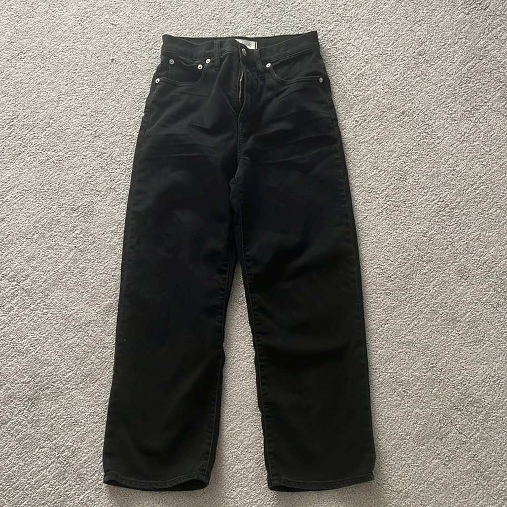 Slim wide-leg crop madewell pants